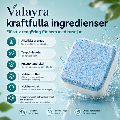 Valayra™ Tvättmaskinsrengöring