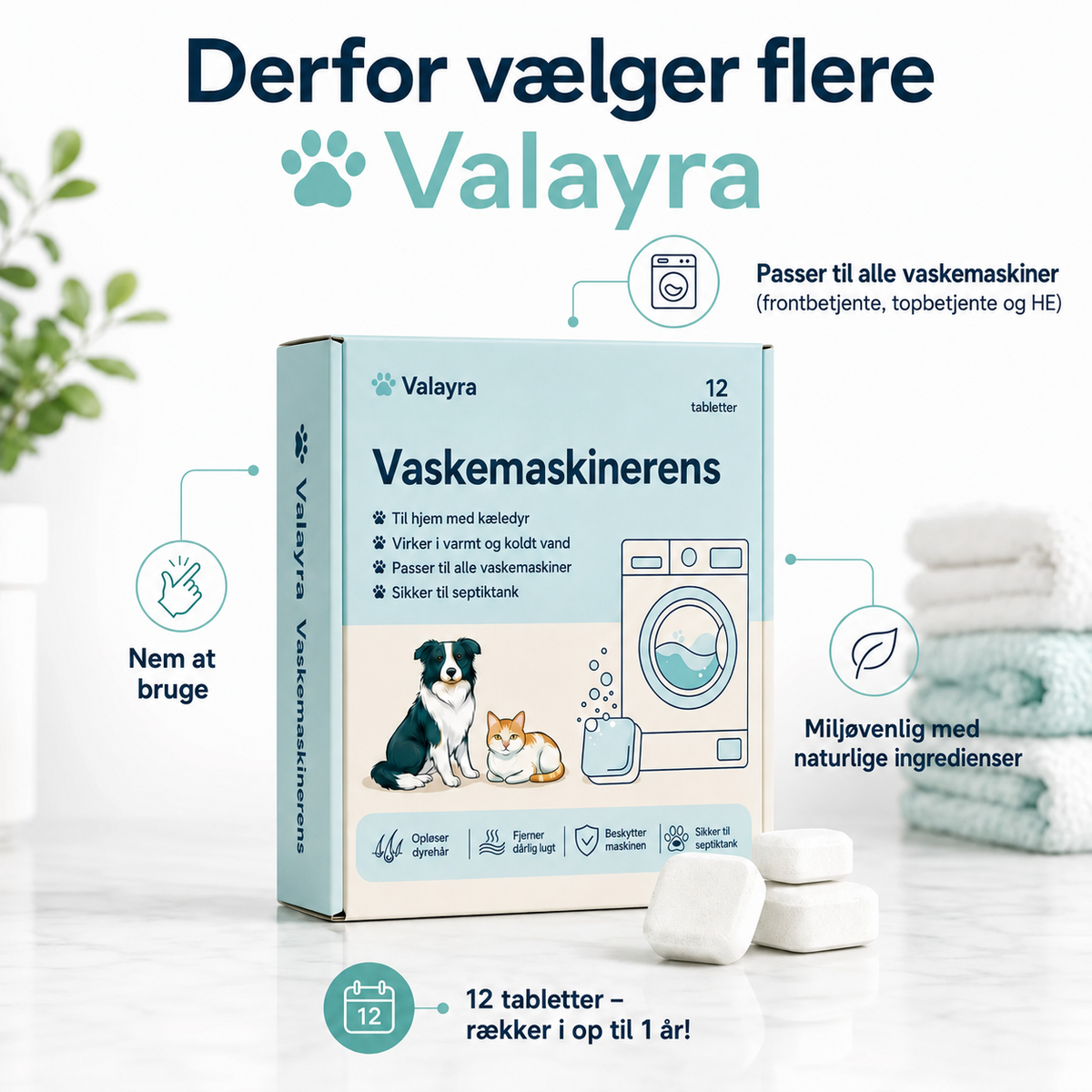 Valayra™ Vaskemaskinerens
